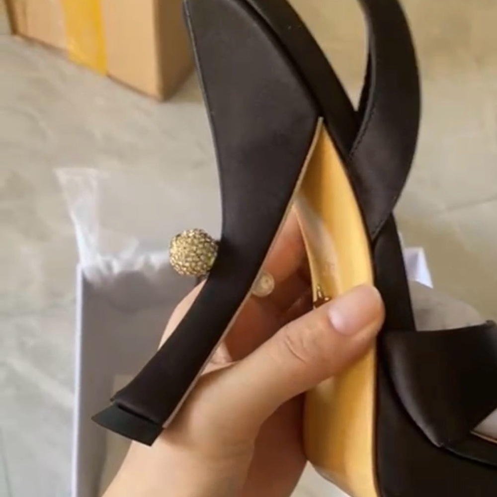Dior Women's Heeled Sandals 36 - Picture 3 of 4